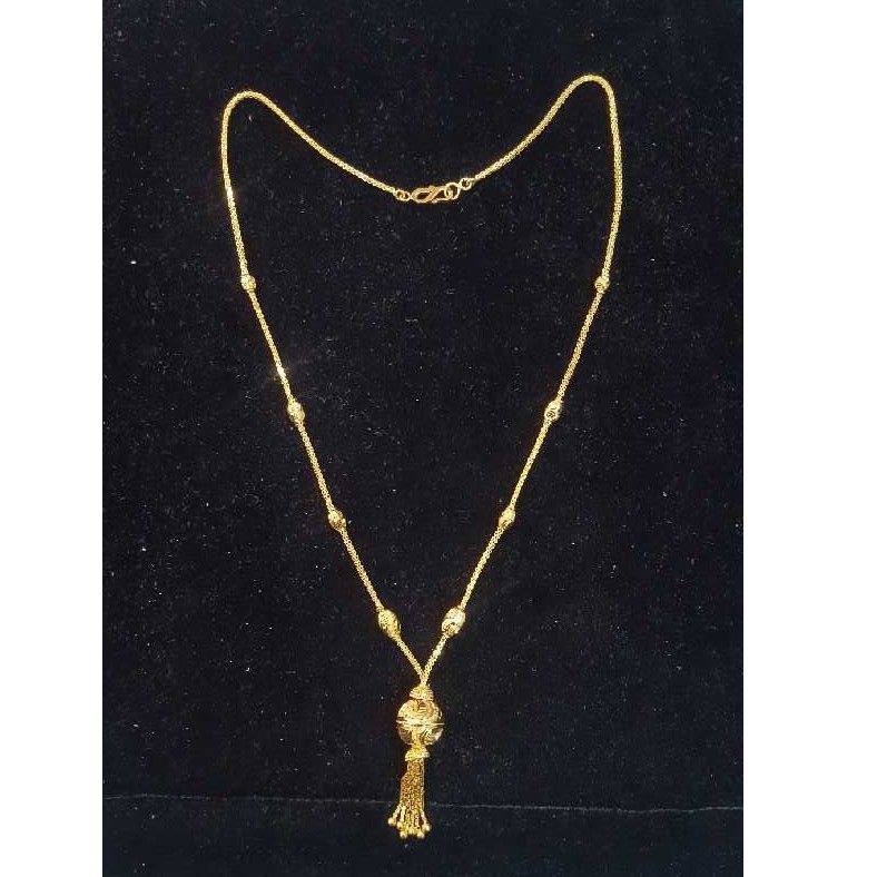 22K / 916 Gold Indian Charming Vertical Mala