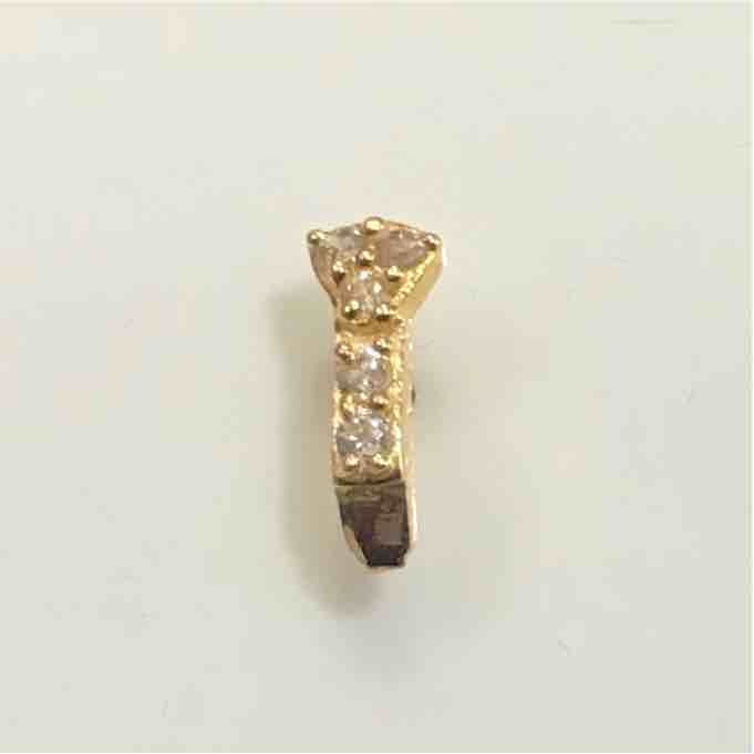 68T Simple Gold Nosepin For Ladies