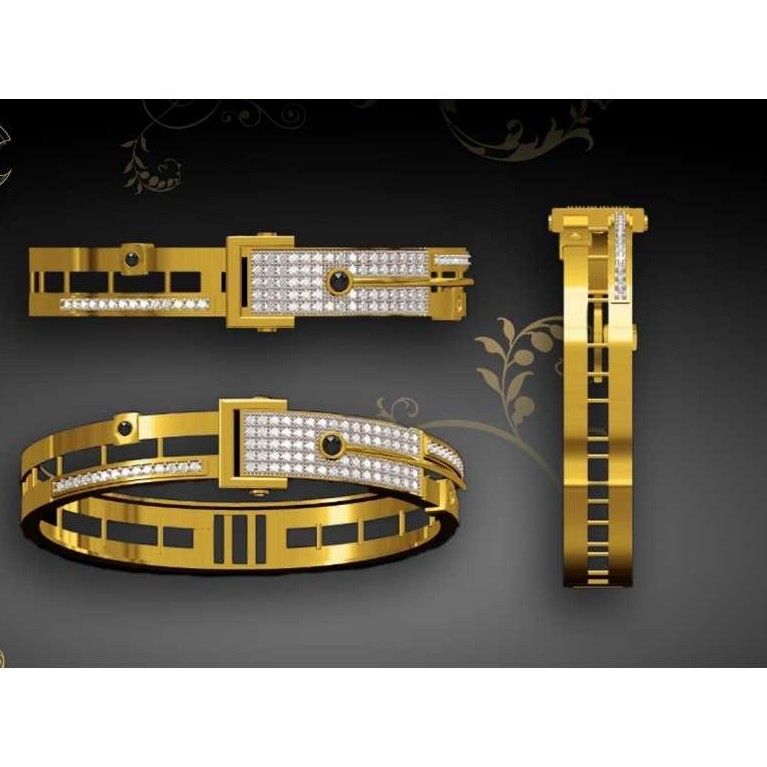 22k Gold Gents Kada