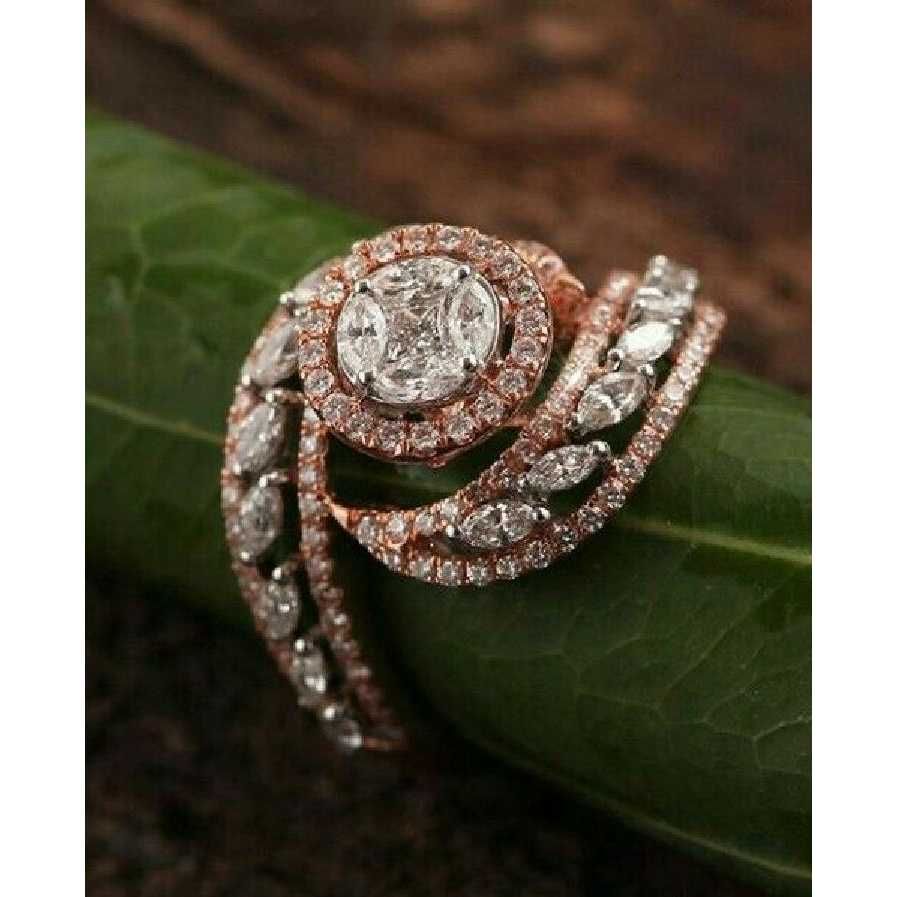 Real diamond ring KJ-R006