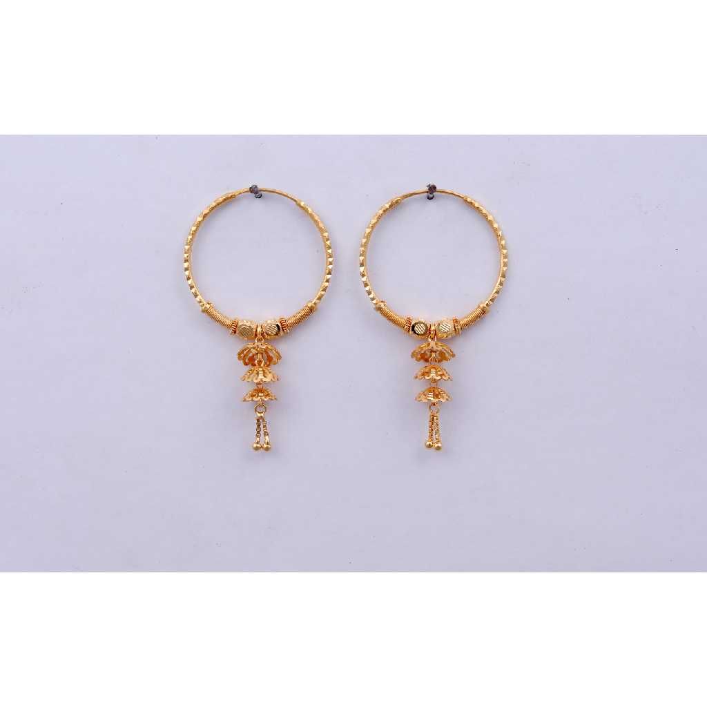 18KT Gold Round Shape Bali