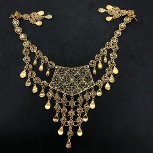22KT Gold Fancy Turkish Necklace Set
