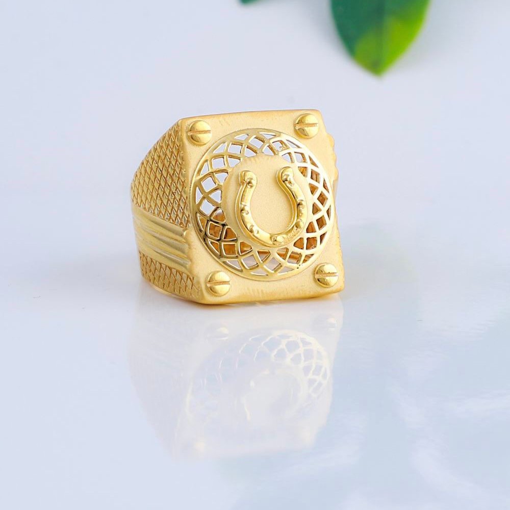 Gold Regular Gents Ring