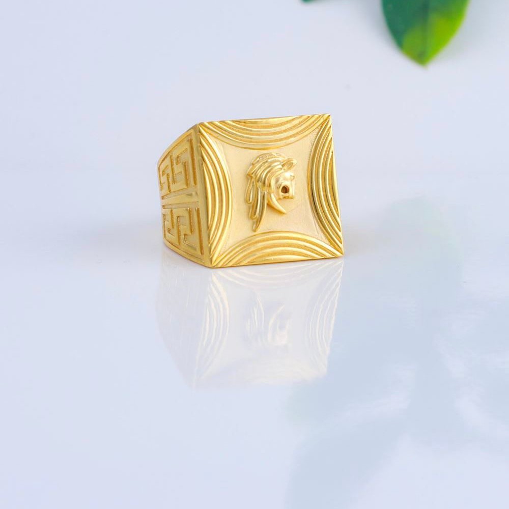 Gold Plain Gents Ring