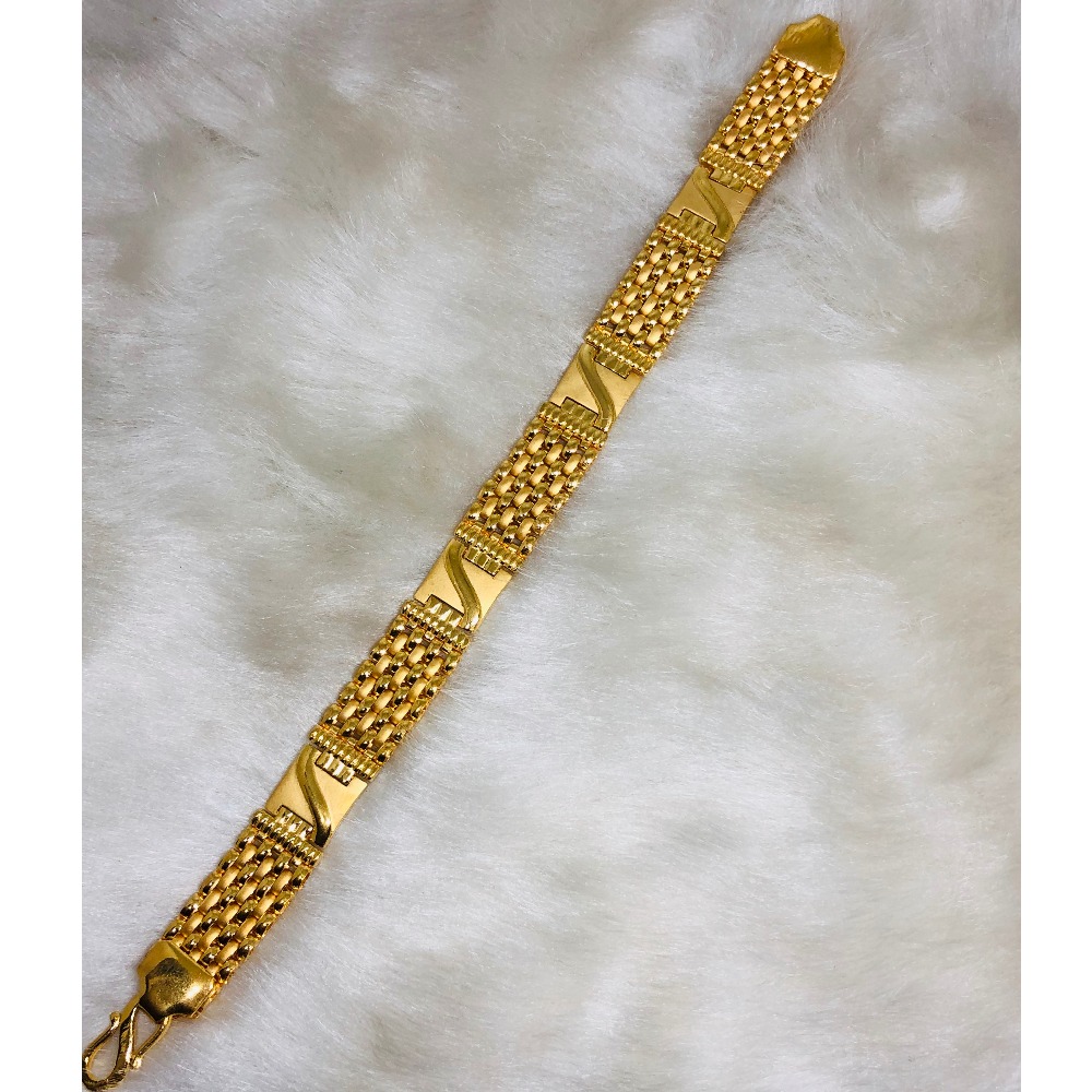 916 Gold Plain Casting Bracelet