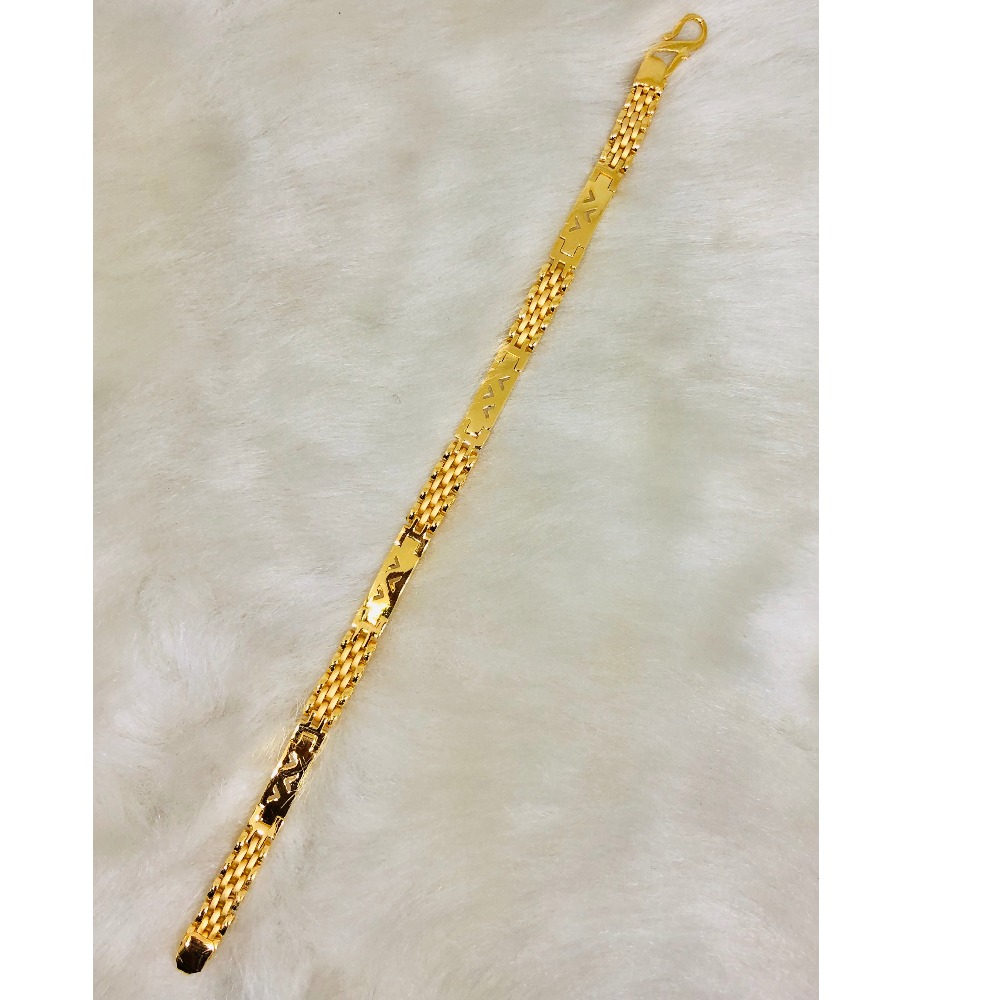 916 Gold Plain Casting Bracelet