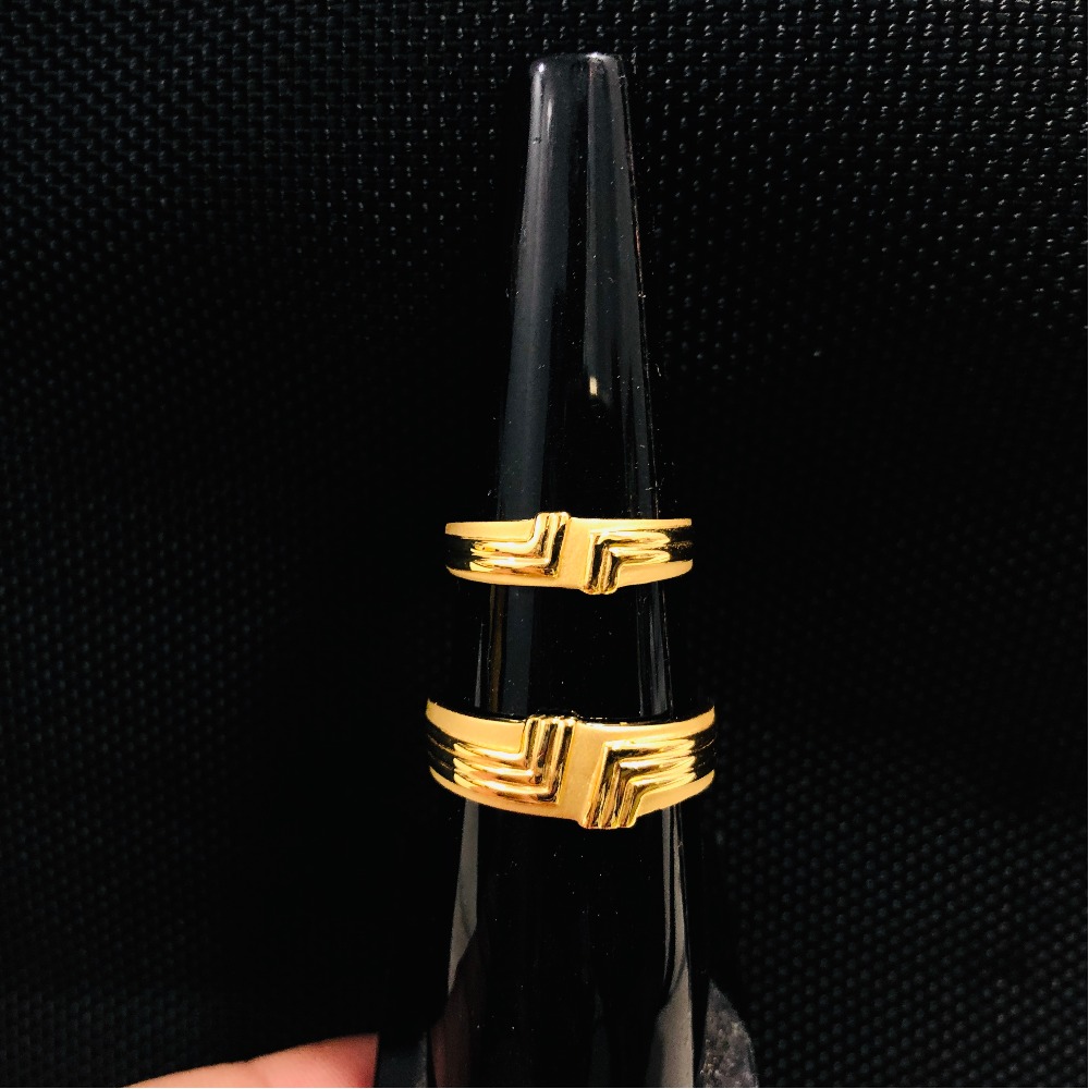 916 Gold Designer Couple ring KDJ-R039