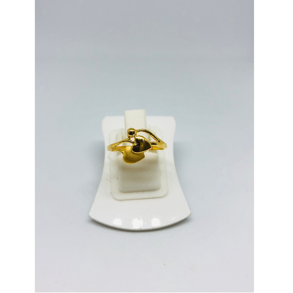 916 Gold Heart Shape Ring For Women KDJ-R013