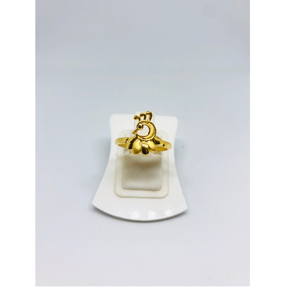 916 Gold Peacock Design Ring For Women KDJ-R010