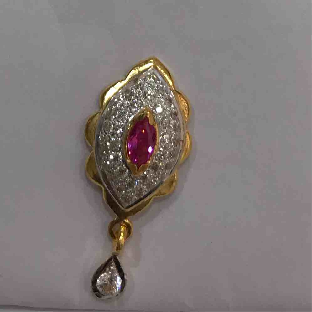 22KTGold Ruby Stone Earrings