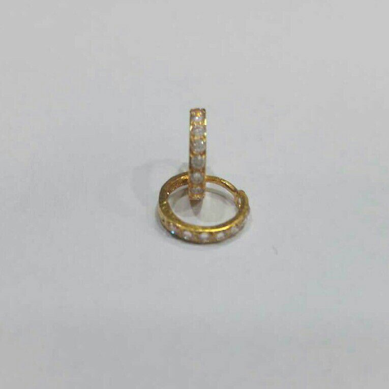 18K Saniya Gold Indian Ladies Bali