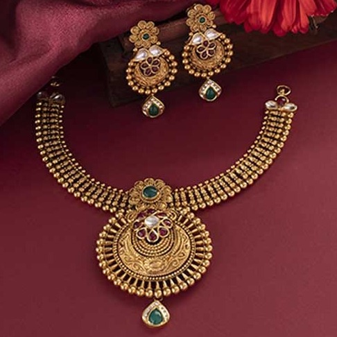 antique necklace set 916