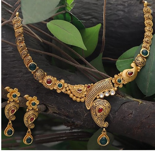 antique necklace set 916