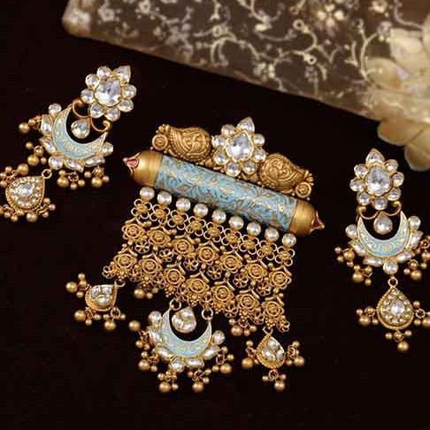 antique pendant set 916
