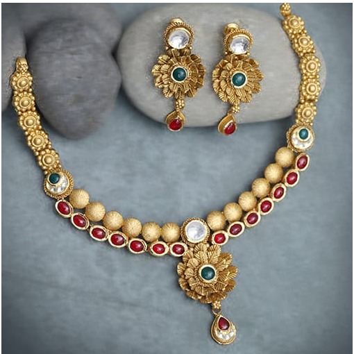 antique necklace set 916