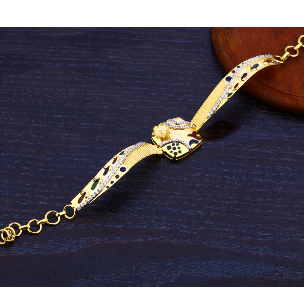 Ladies kada bracelet cz 916