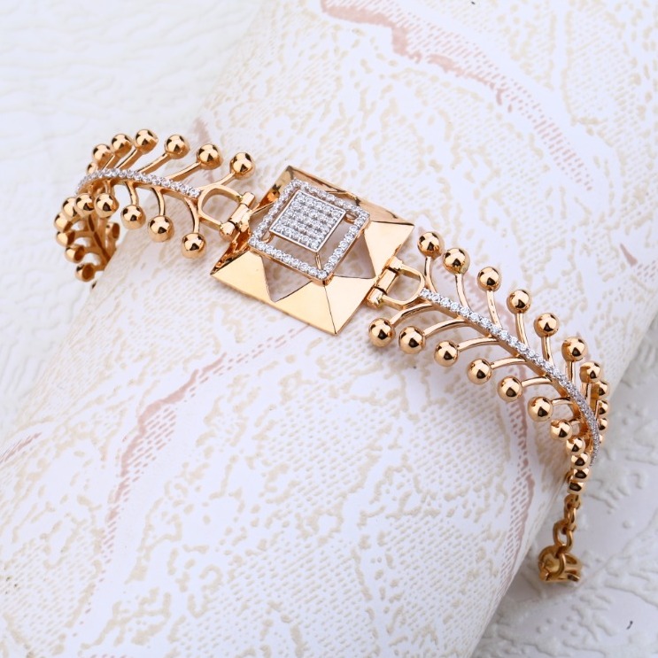 Ladies kada bracelet Rosegold 18ct