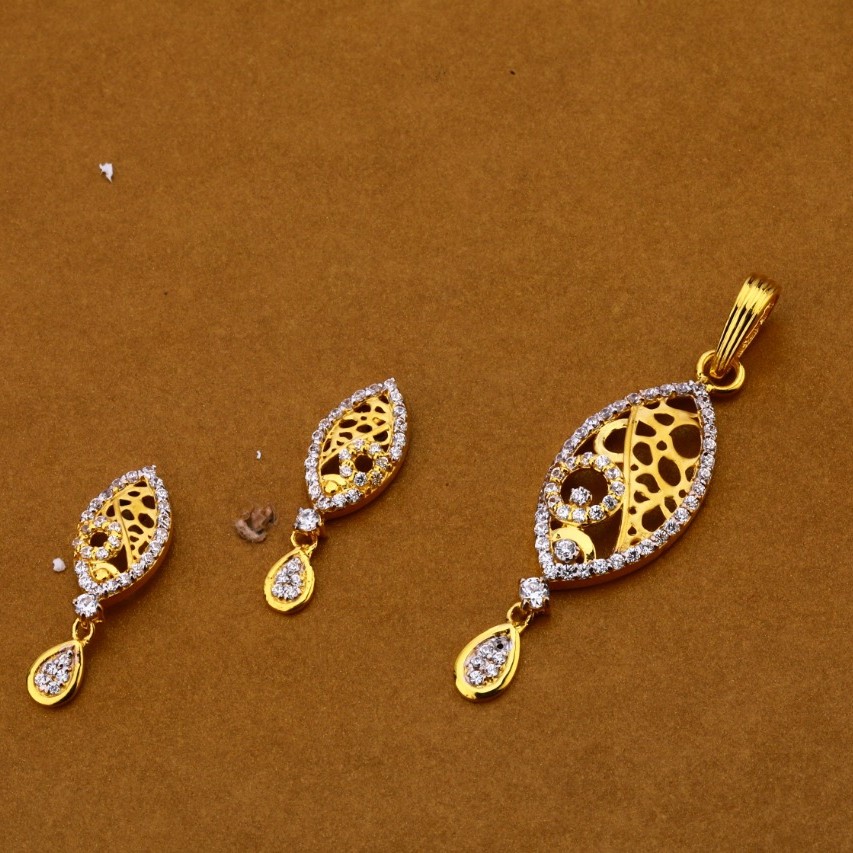 Ladies pendant set 916 cz