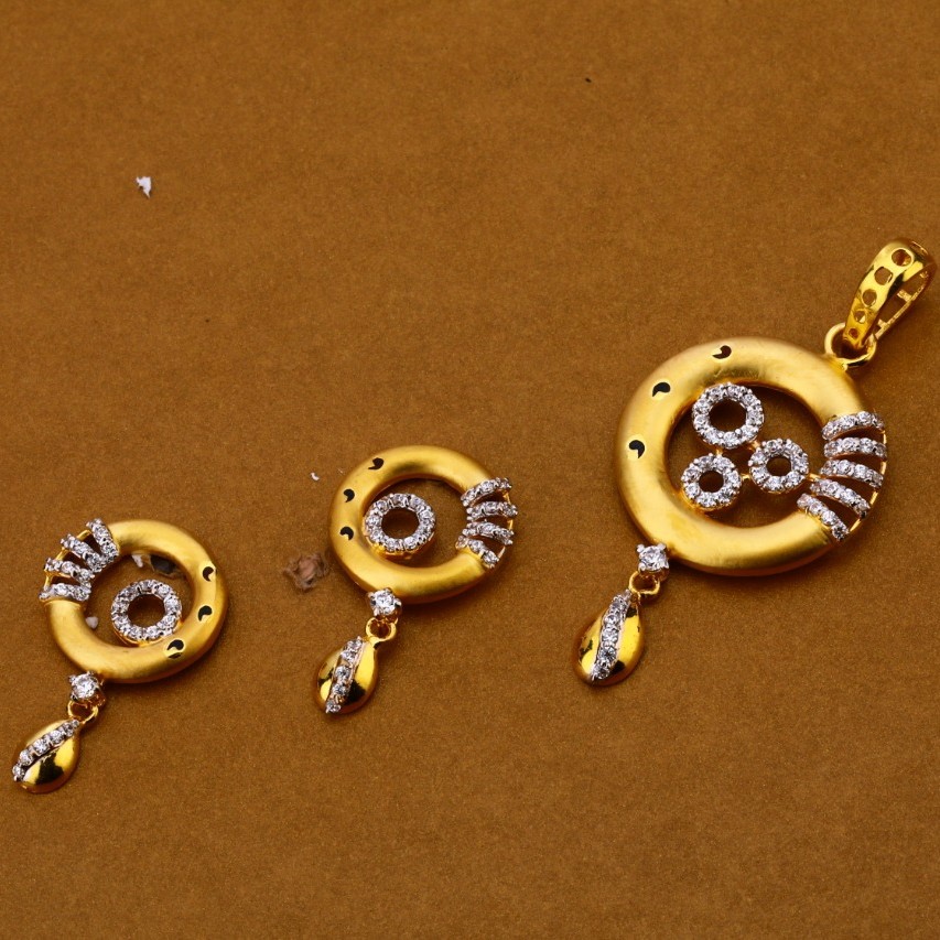 Ladies pendant set 916 cz