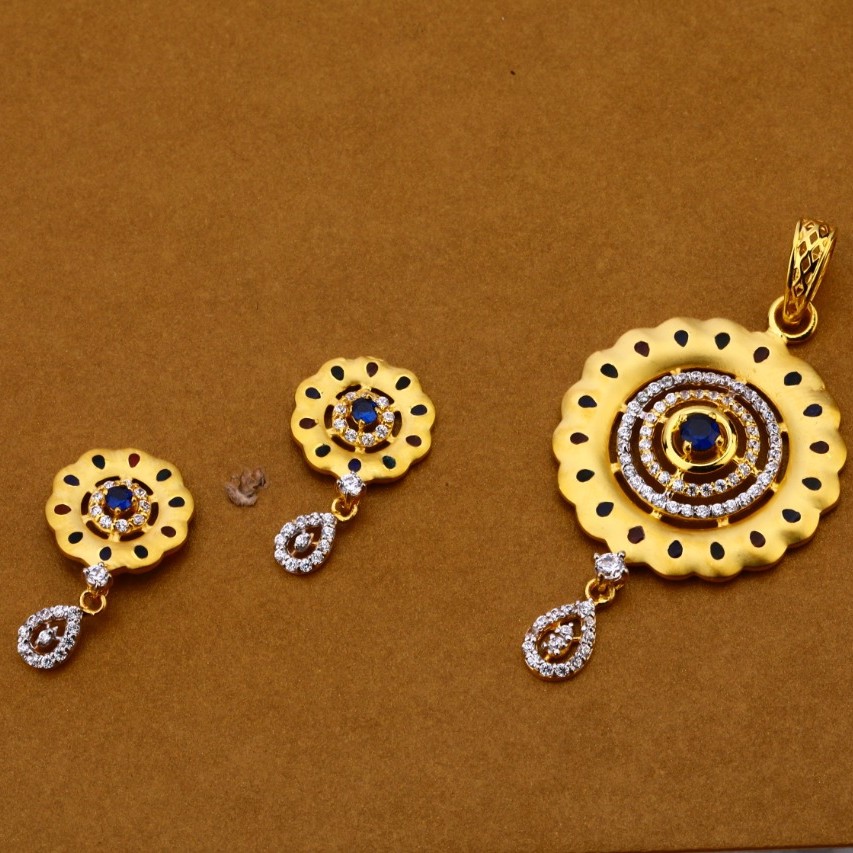 Ladies pendant set 916 cz