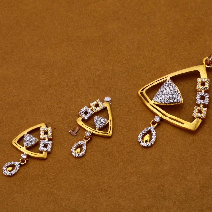Ladies pendant set 916 cz