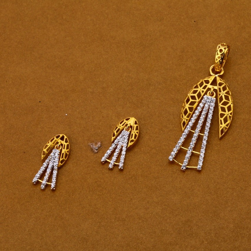 Ladies pendant set 916 cz