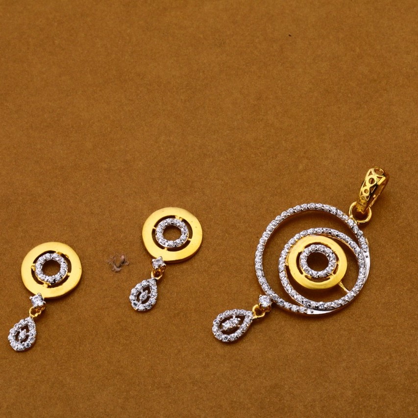 Ladies pendant set 916 cz
