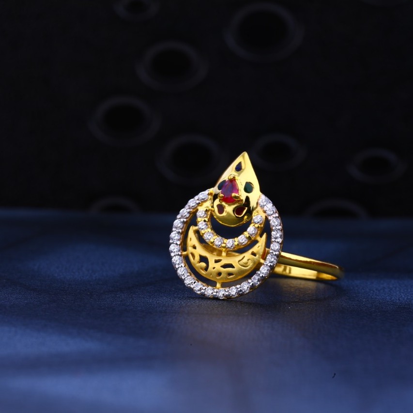 Ladies ring 916 cz
