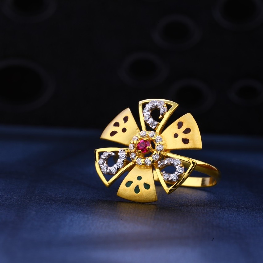Ladies ring 916 cz