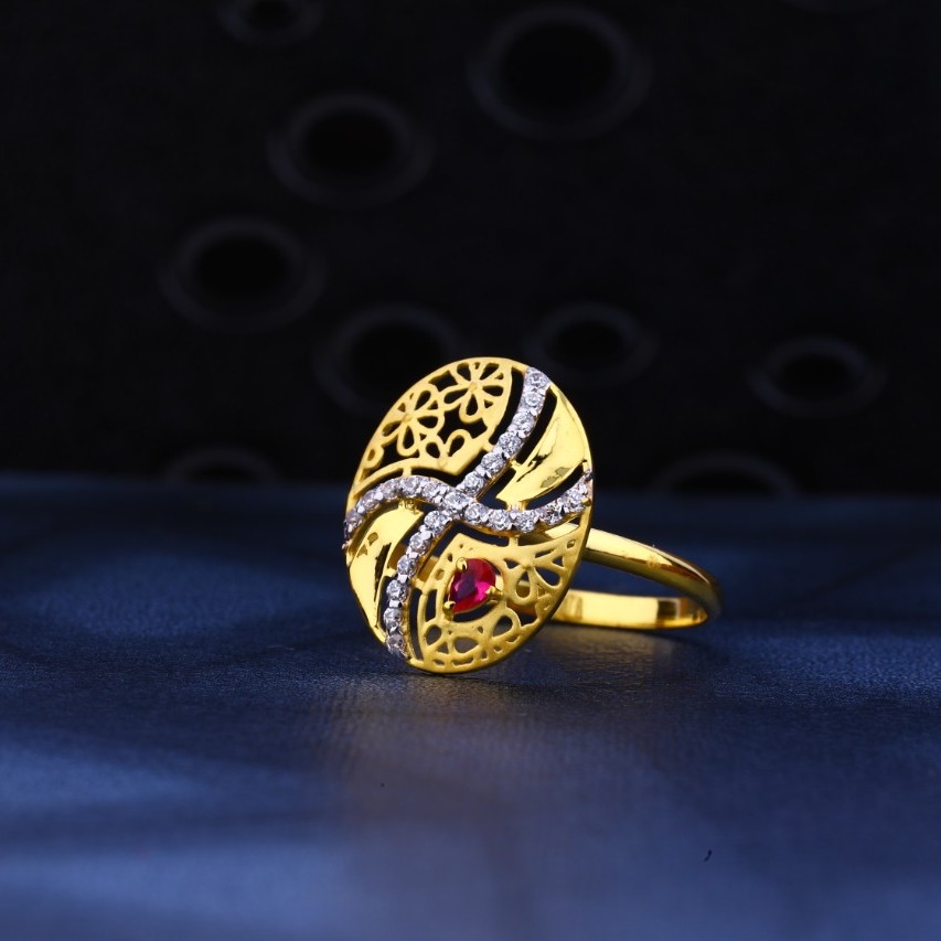 Ladies ring 916 cz