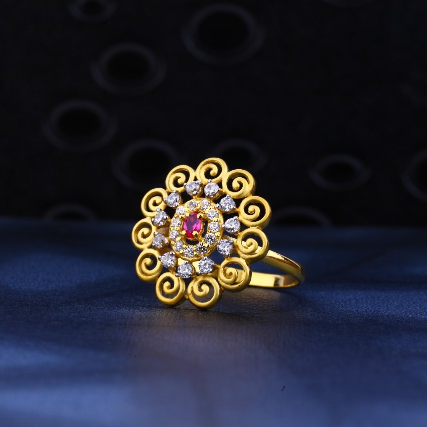Ladies ring 916 cz