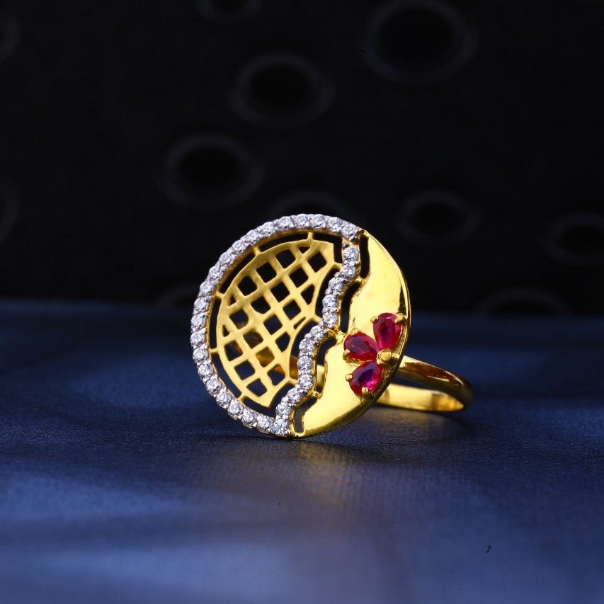 Ladies ring 916 cz