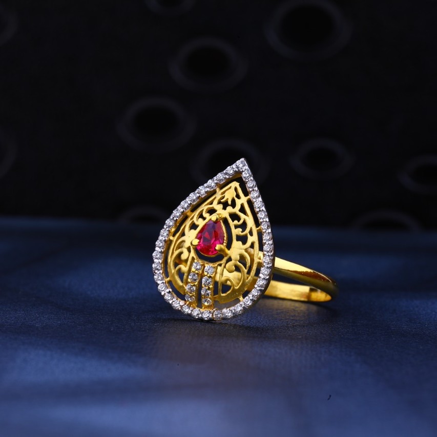 Ladies ring 916 cz