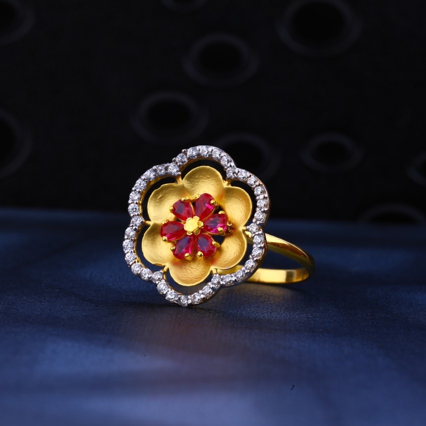 Ladies ring 916 cz