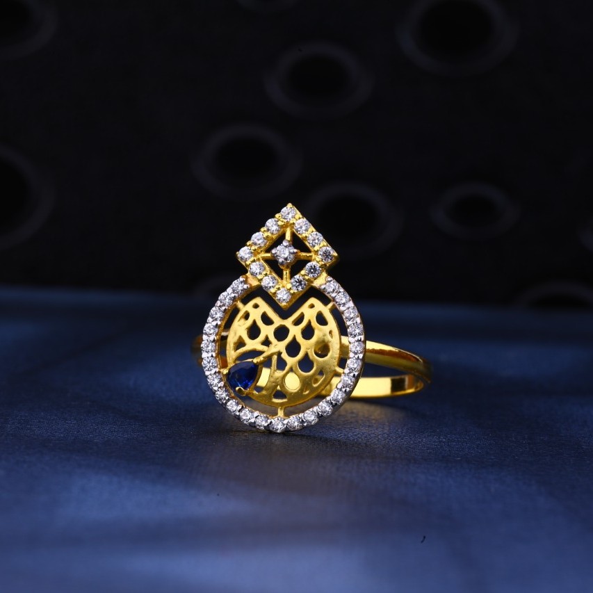 Ladies ring 916 cz