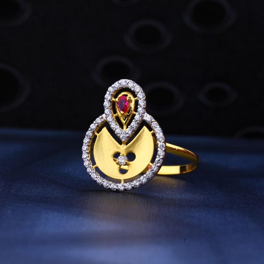 Ladies ring 916 cz