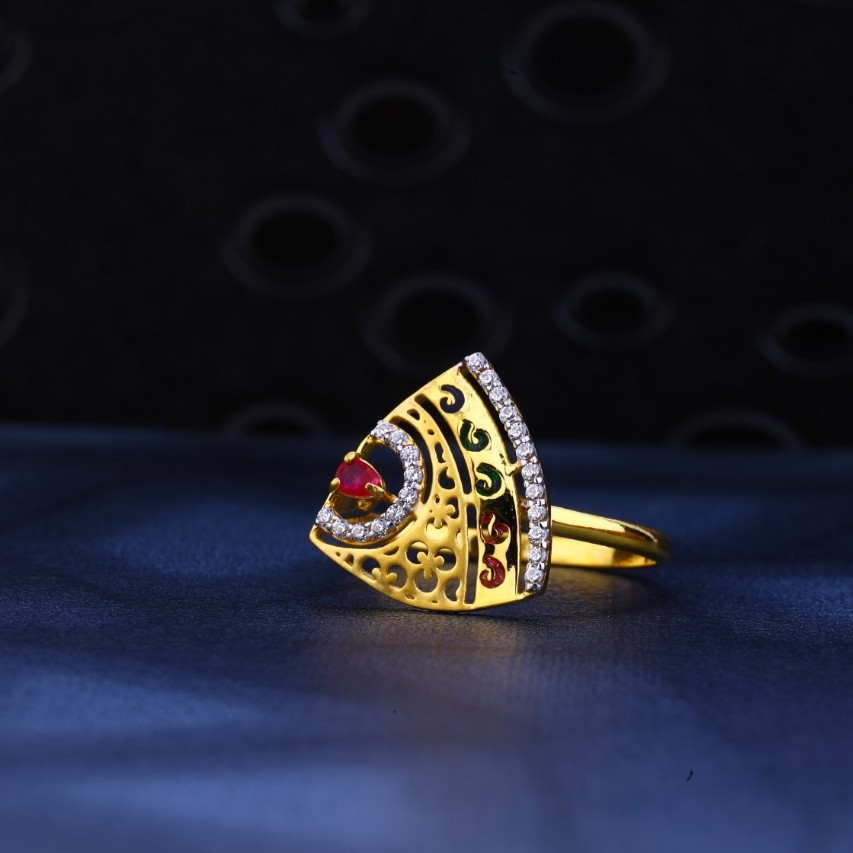 Ladies ring 916 cz