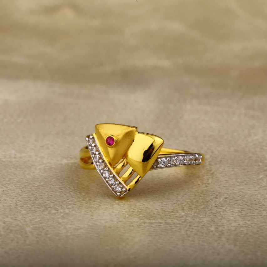 Ladies ring 916 cz