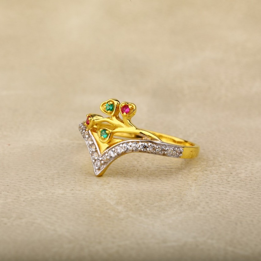 Ladies ring 916 cz