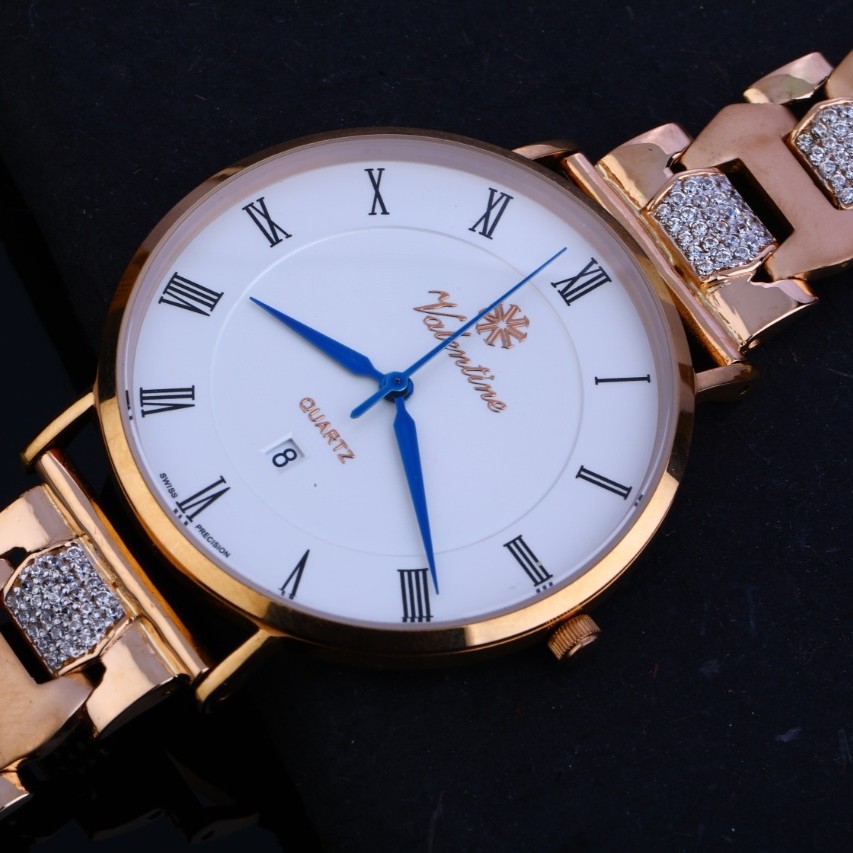 Gents watch rosegold 18ct