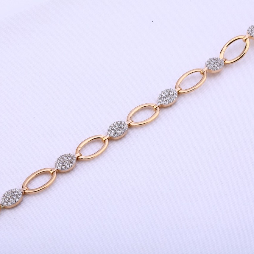 Ladies bracelate rosegold 18ct