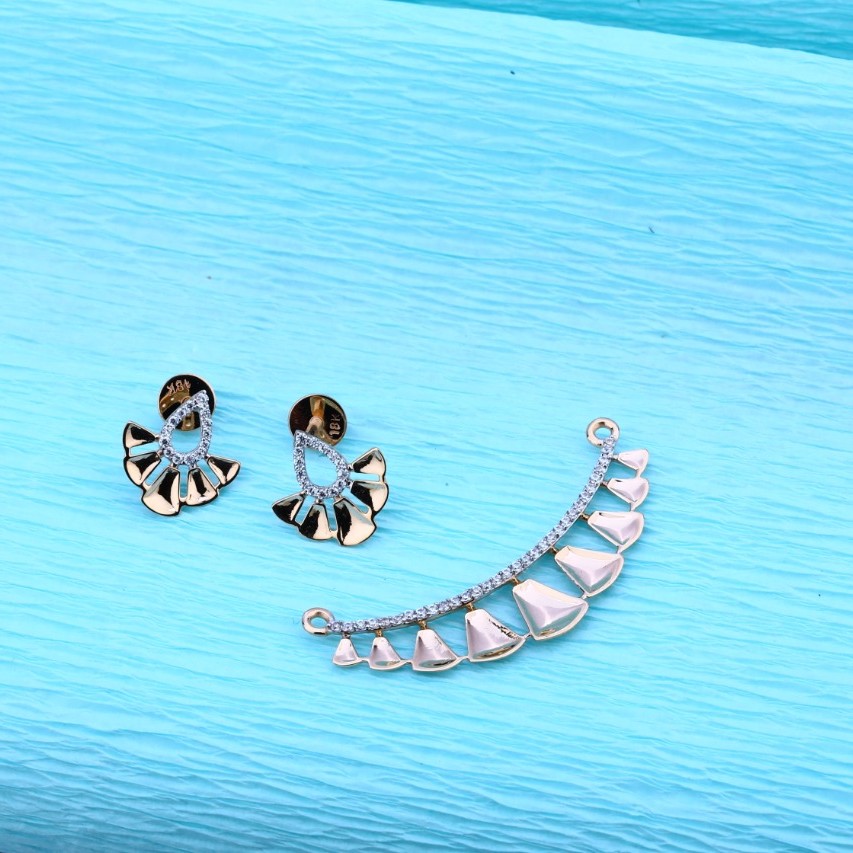 Pendent set rosegold 18ct