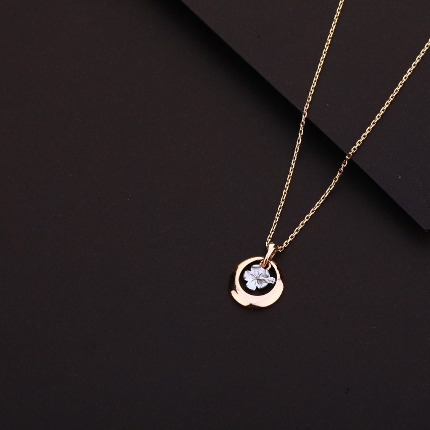 Chain with pendent fancy rosegold