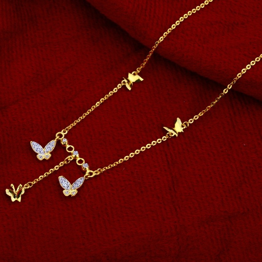 Chain with pendent fancy cz 916