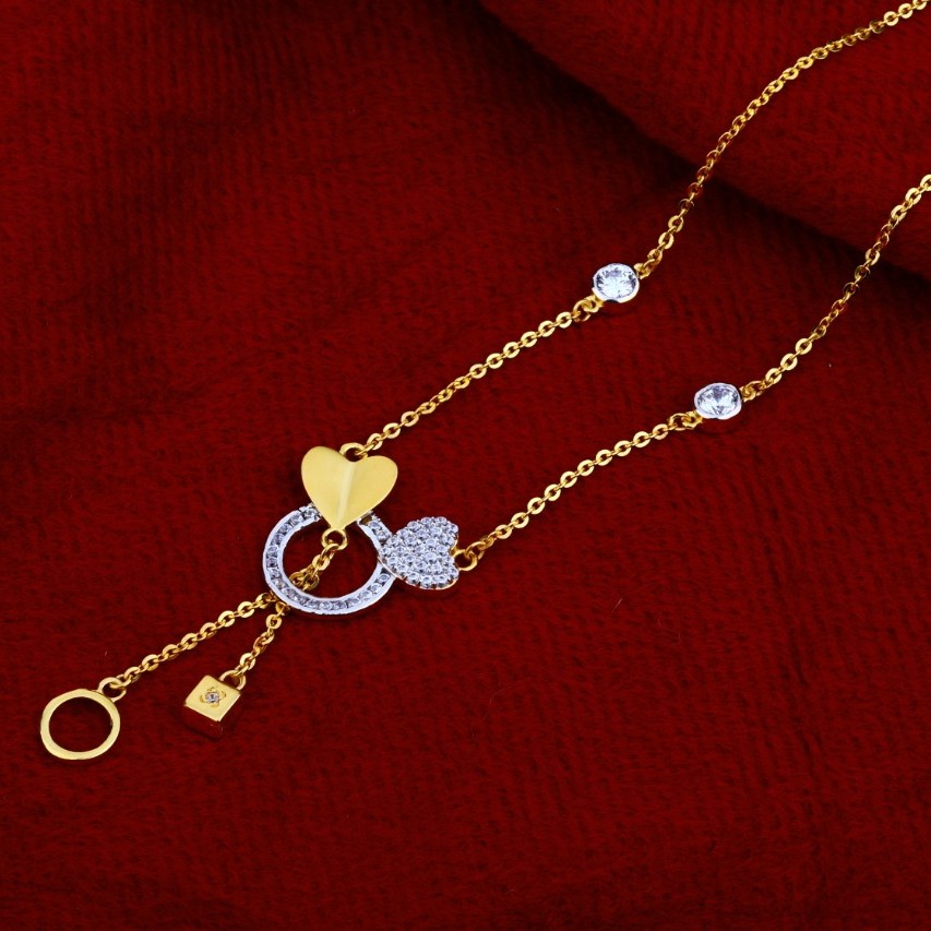 Chain with pendent fancy cz 916