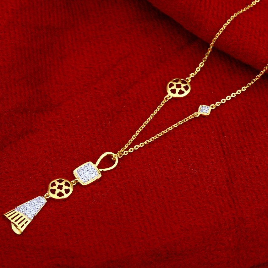 Chain with pendent fancy cz 916