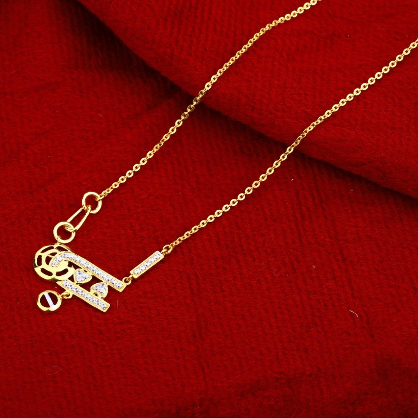 Chain with pendent fancy cz 916