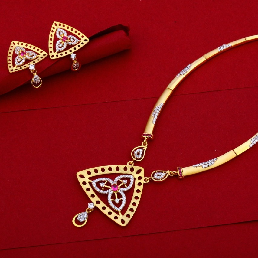 Necklace set cz 916