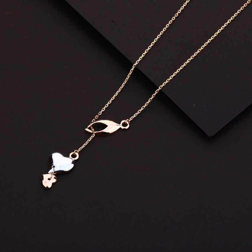 Pendent with chain rosegold