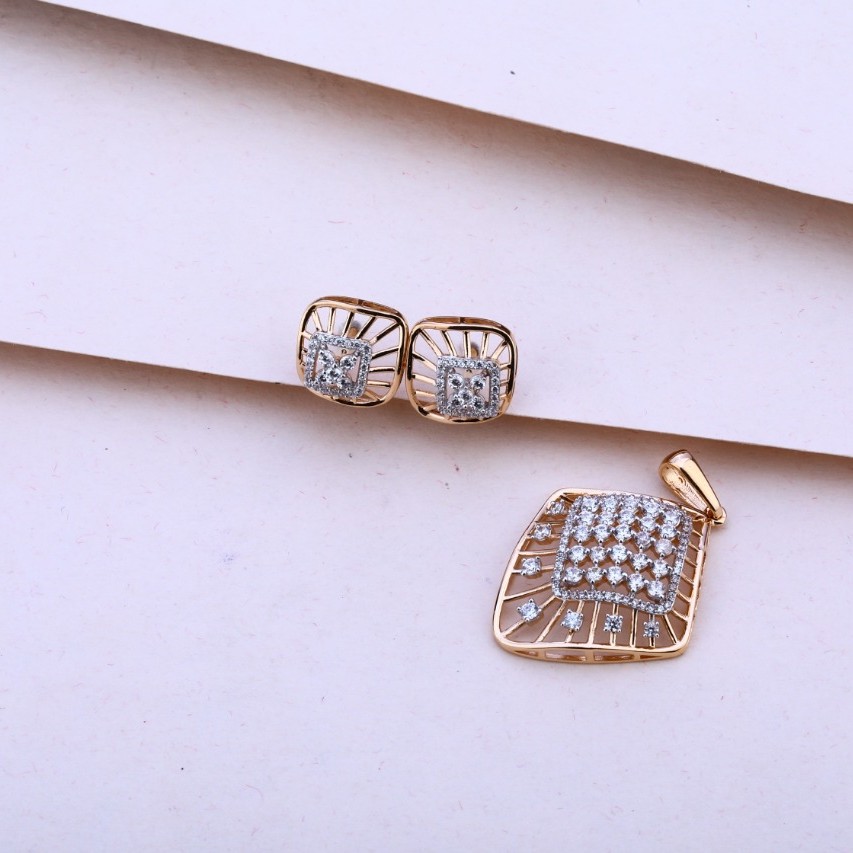 Pendent set rosegold